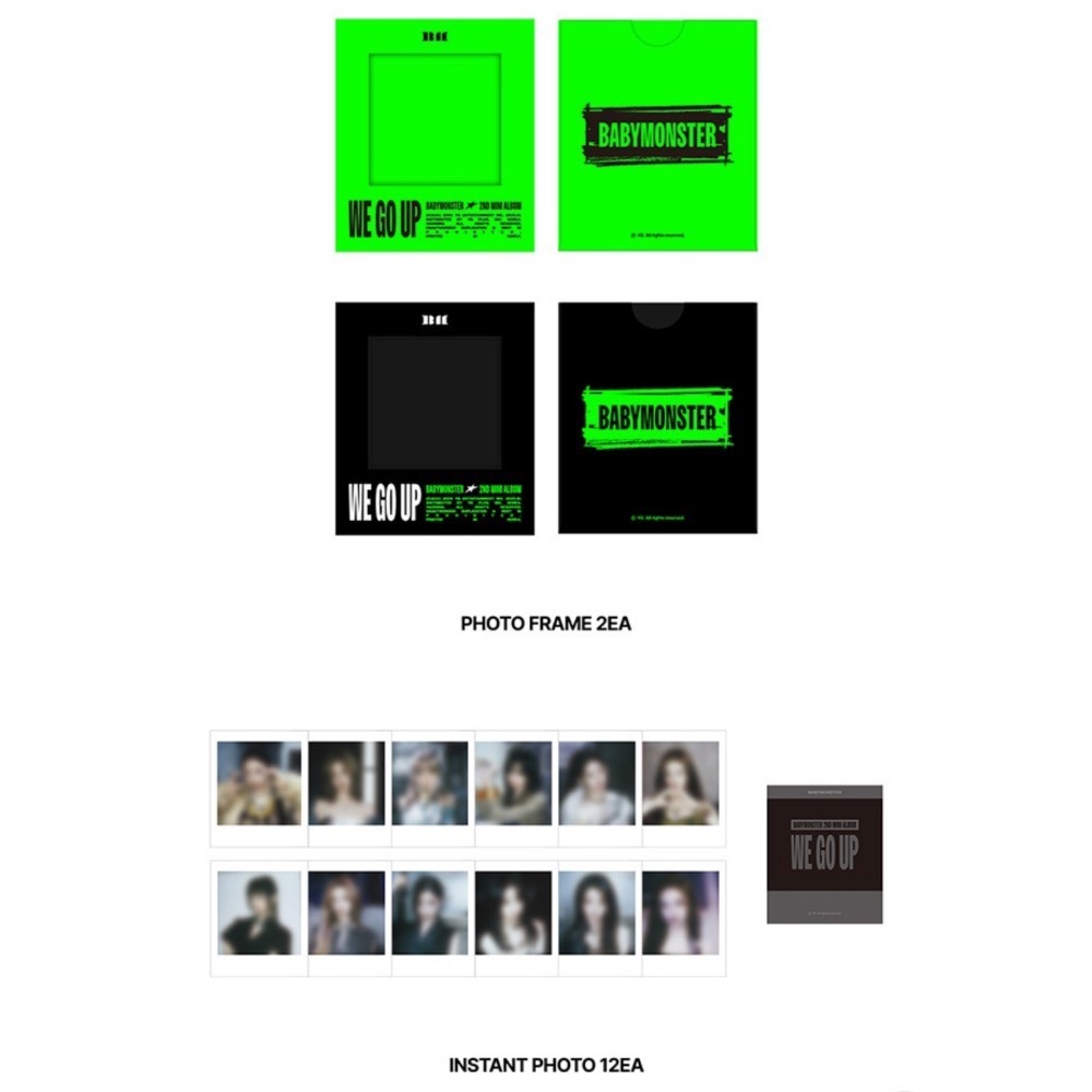 官方正品 寶怪BABYMONSTER WEGOUP周邊賣場 相片組 小卡 卡冊組 卡包 立牌 絨毛吊飾鑰匙圈-細節圖4