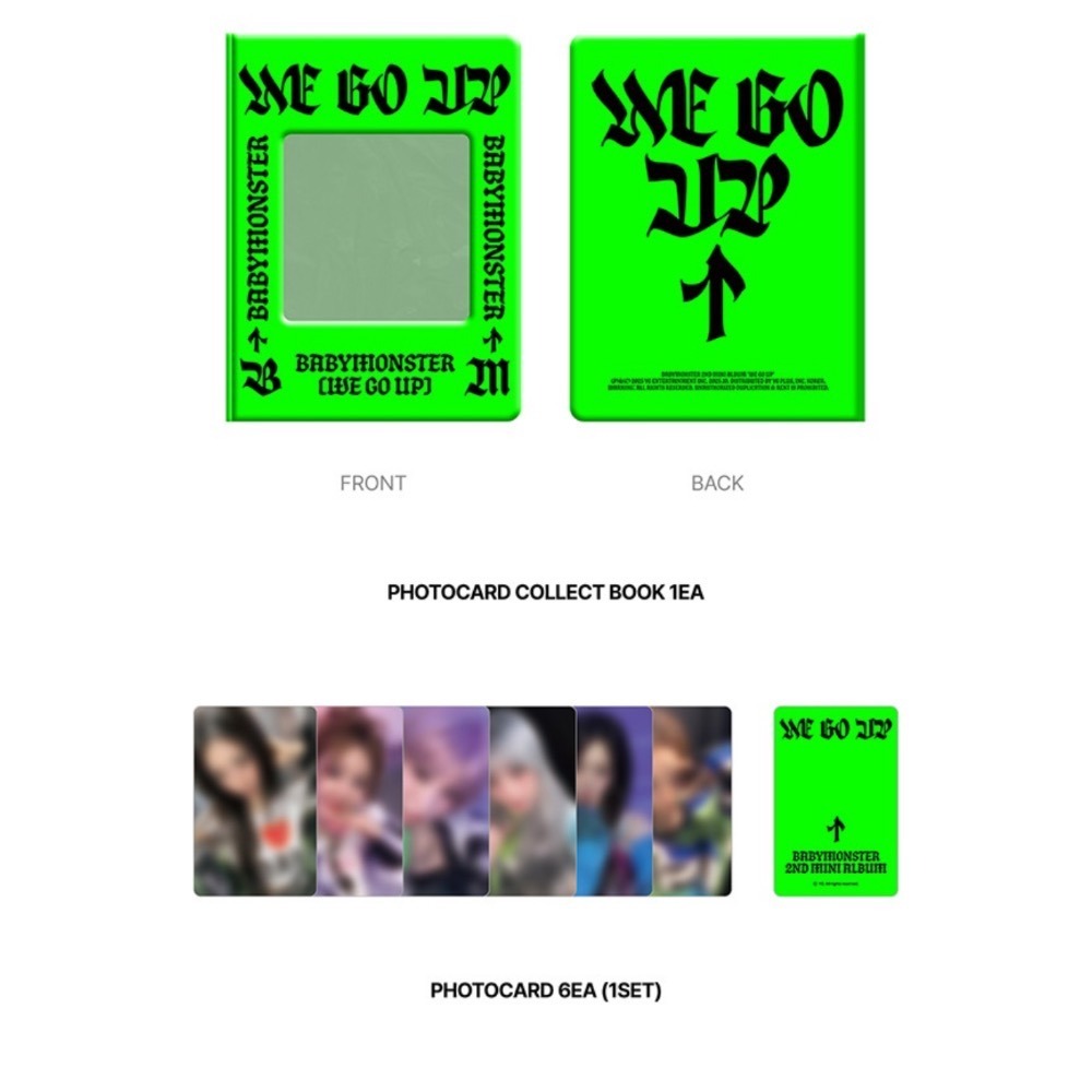 官方正品 寶怪BABYMONSTER WEGOUP周邊賣場 相片組 小卡 卡冊組 卡包 立牌 絨毛吊飾鑰匙圈-細節圖5