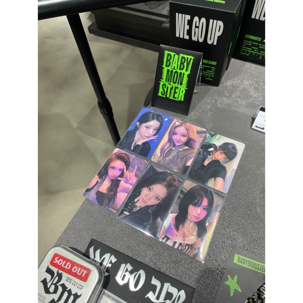 官方正品 寶怪BABYMONSTER WEGOUP周邊賣場 相片組 小卡 卡冊組 卡包 立牌 絨毛吊飾鑰匙圈-規格圖5