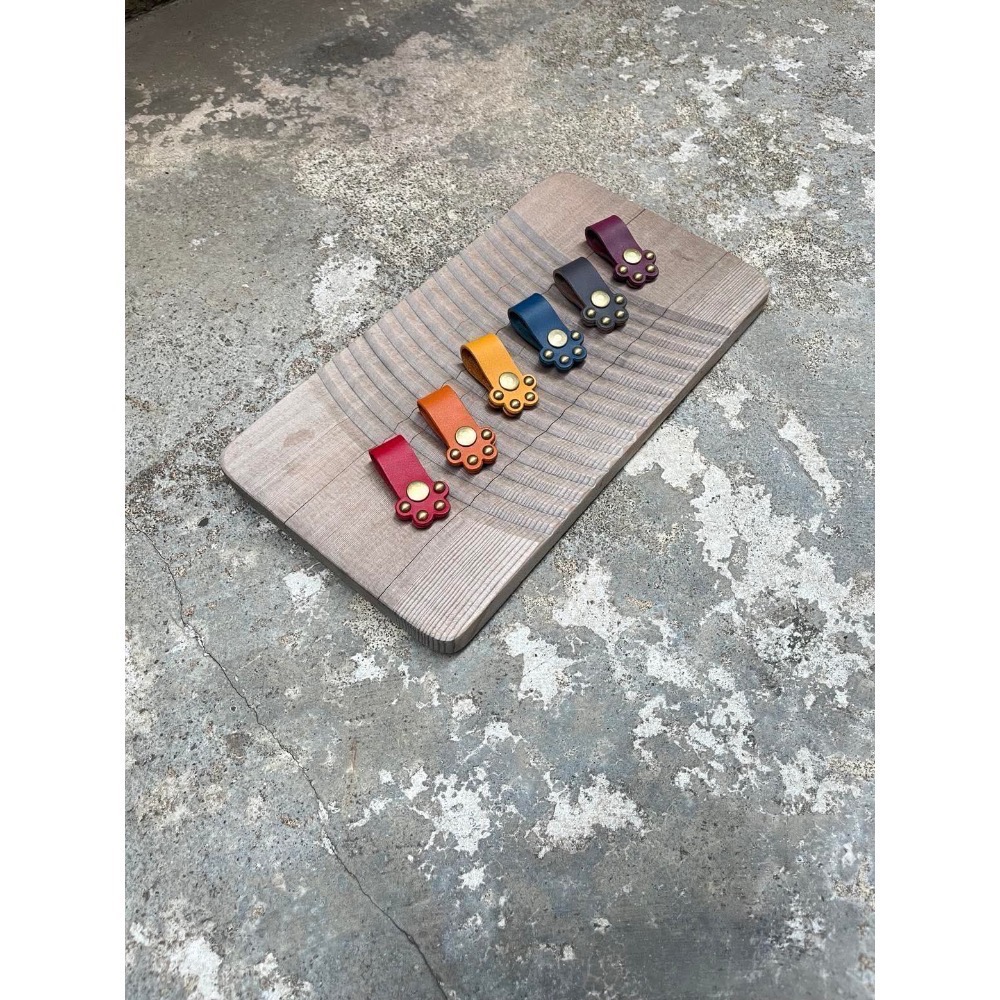 納茲貓肉球-皮革集線帶-細節圖2