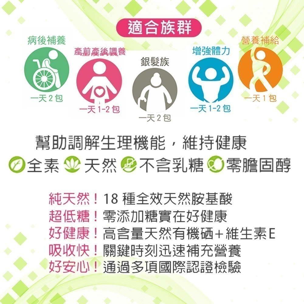 【涵本】優胺適 Premium Amino Acids x3入 大豆卵磷脂 天然胺基酸 有機硒 優質蛋白質 純素-細節圖3