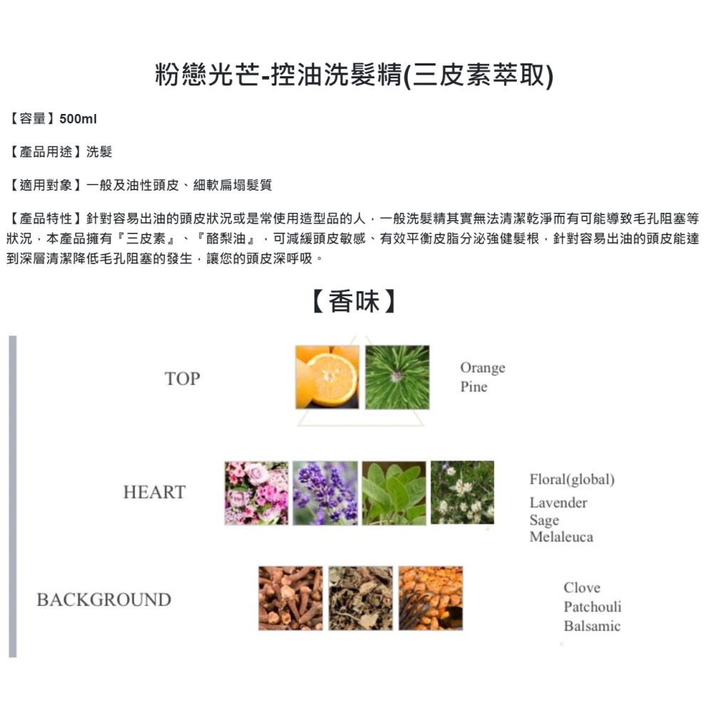 WK-粉戀光芒-控油洗髮精 500ml 沙龍級髮品(控油/一般髮質/細軟扁塌髮質) 海翔生技-細節圖4