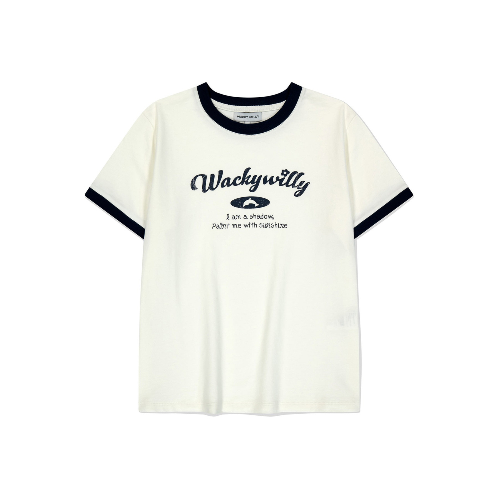 全新 韓國 Wacky Willy 小飛人 女版T-shirt 上衣S-細節圖2