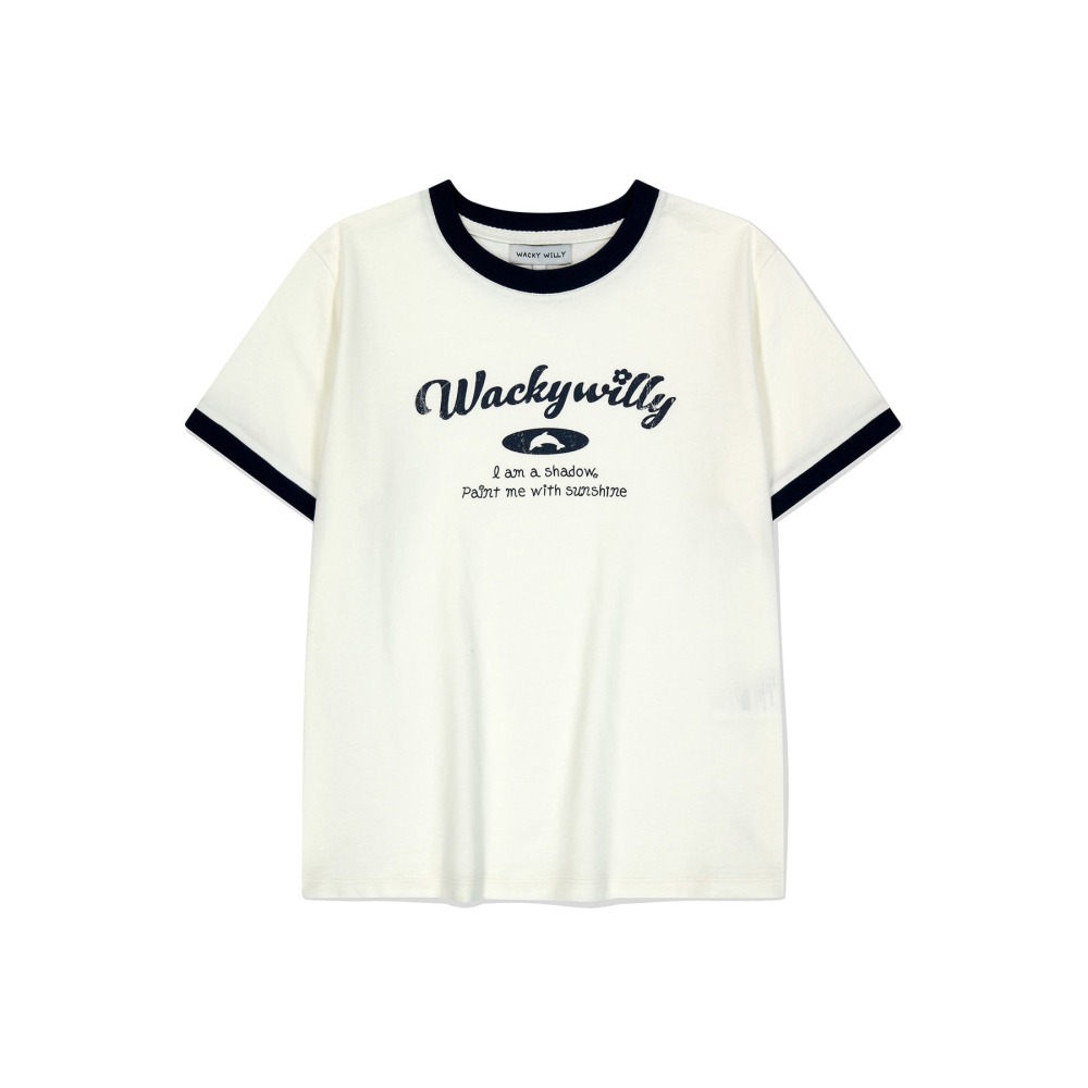 全新 韓國 Wacky Willy 小飛人 女版T-shirt 上衣S-細節圖2