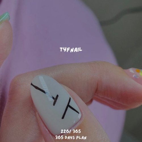 226/ 365 DAYS PLAN 穿戴甲 - tYF nail