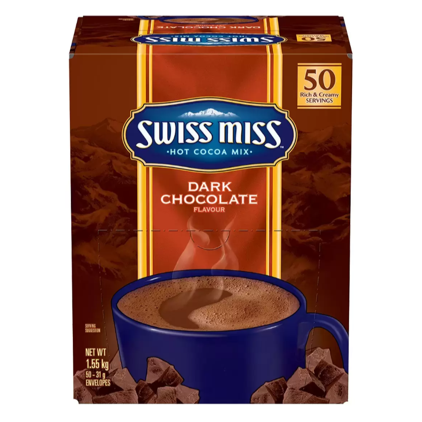 【好市多代購】Swiss Miss 即溶可可粉 香醇巧克力 31公克 X 50入-細節圖2