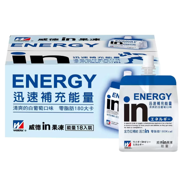 【好市多代購#限時特價】森永威德清涼果凍（能量）白葡萄口味 180公克 X 18入~04/12-細節圖2