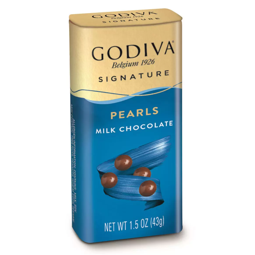 【好市多代購#限時特價】歌帝梵 牛奶巧克力豆 43公克 X 6入/盒 GODIVA Milk Chocolate-細節圖2