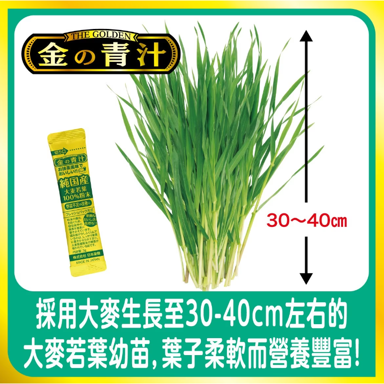 【好市多代購#限時特價】The Golden 大麥若葉粉末 3公克 X 176包~09/27-細節圖4