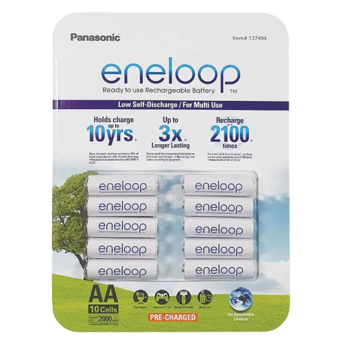 【好市多代購】Panasonic Eneloop 3號充電電池 10入