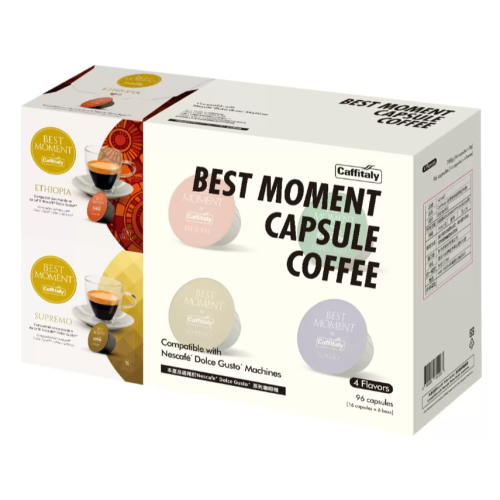 【好市多代購】Caffitaly 96顆咖啡膠囊組 內含4種風味 適用 Dolce Gusto 機器
