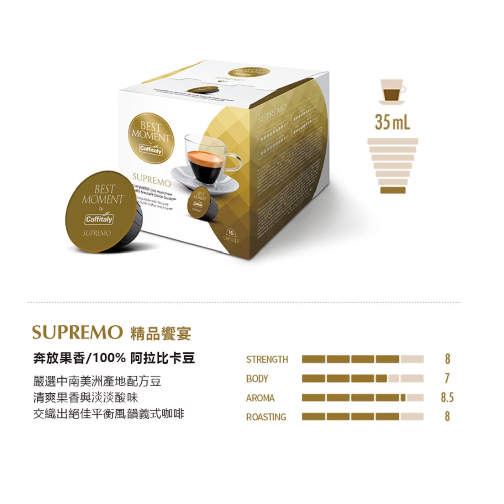 【好市多代購】Caffitaly 96顆咖啡膠囊組 內含4種風味 適用 Dolce Gusto 機器-細節圖4