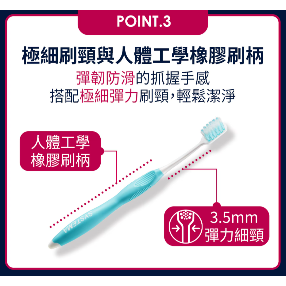 【好市多代購】Systema 細絲專護牙刷含牙刷蓋 24入-細節圖5