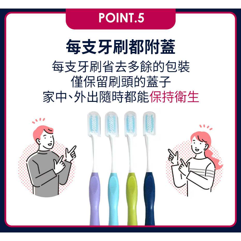 【好市多代購】Systema 細絲專護牙刷含牙刷蓋 24入-細節圖7