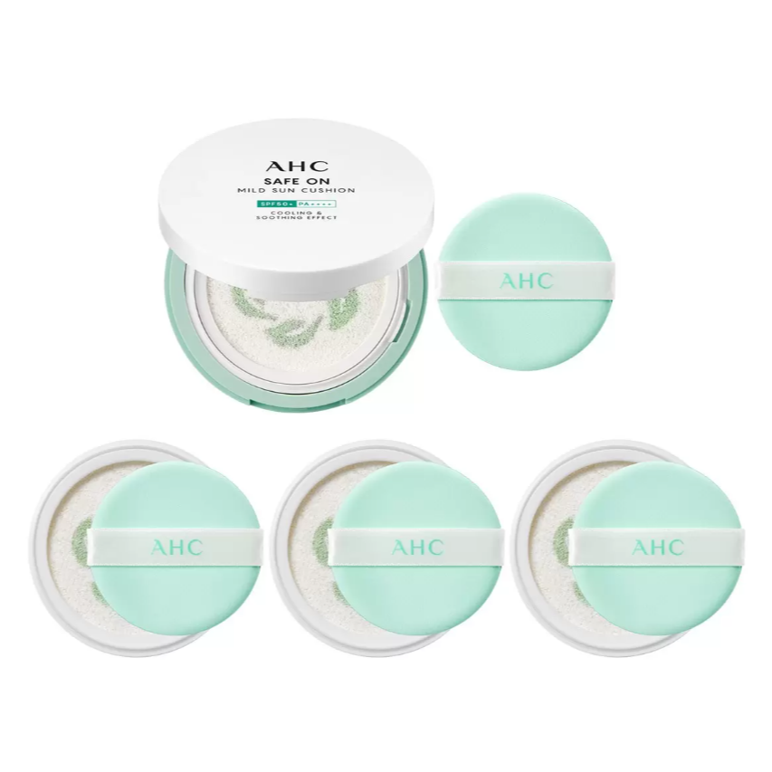 【好市多代購】AHC 積雪草純物理涼感防曬氣墊組 SPF50+ PA++++-細節圖2