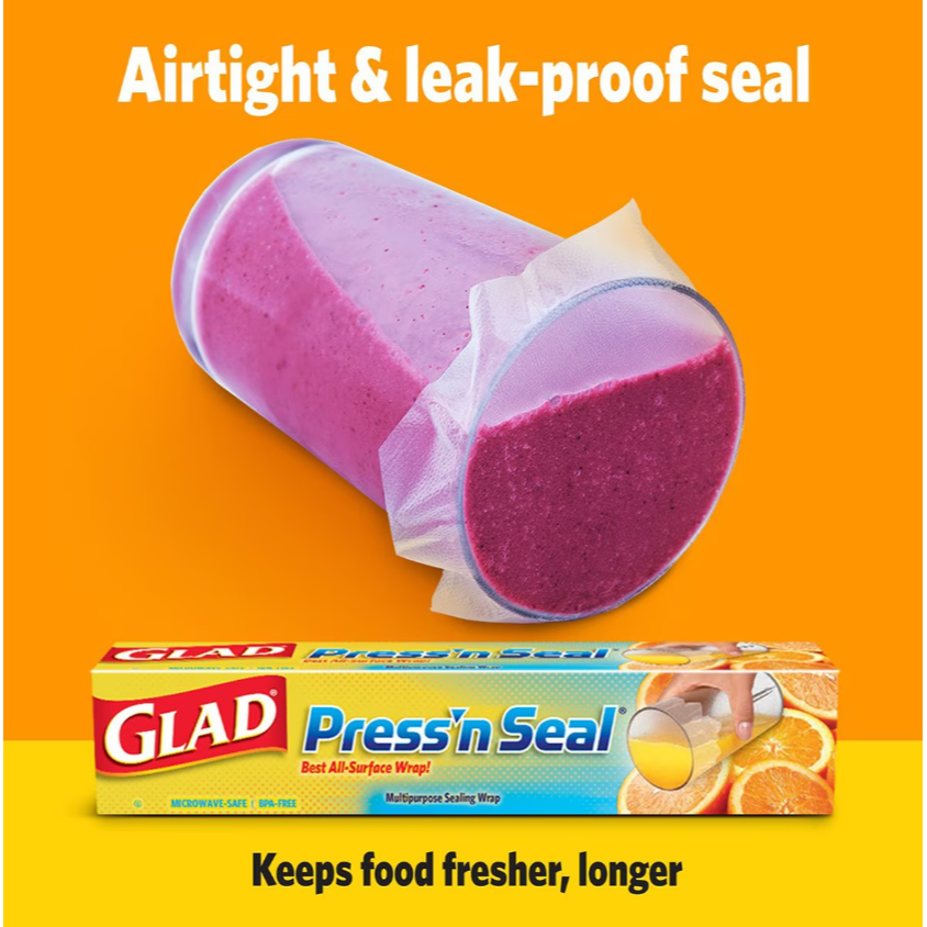 【好市多代購】Glad Press’n Seal 強力保鮮膜 3入-細節圖2