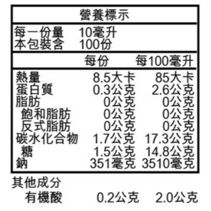 【好市多代購】味滋康 果香柚子醋醬汁 1公升-細節圖4