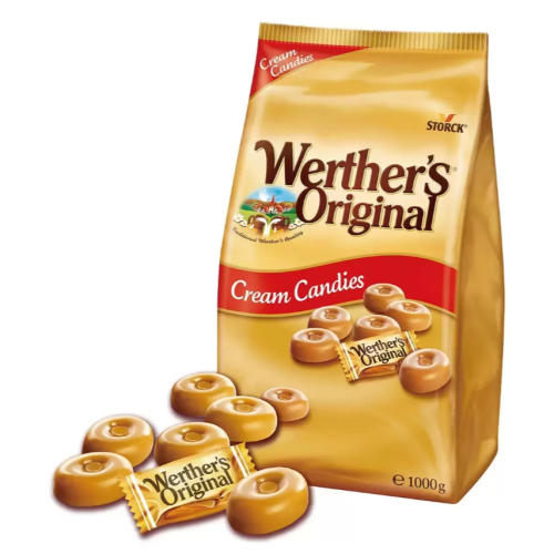 【好市多代購】道地的偉特 奶油太妃糖 1公斤 Werther＇s Original Cream Candies