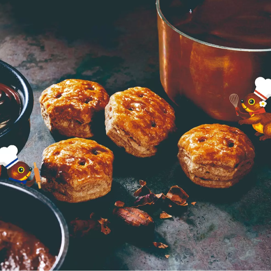 【好市多代購#限時特價】樂天 千層派濃厚巧克力 120.4公克 X 4入~12/28-細節圖3