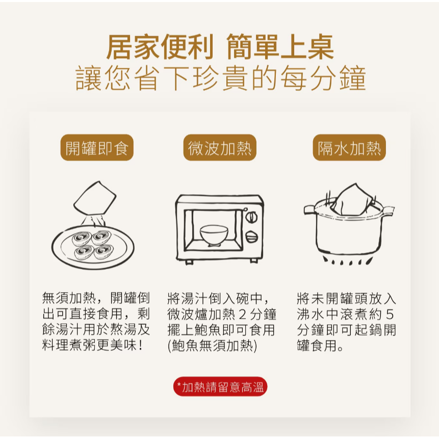 【好市多代購】一吉膳 真情食味 即食紅燒鮑魚禮盒 180公克 X 3罐組-細節圖6