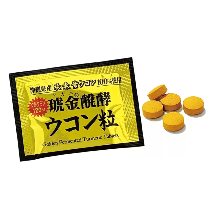 【好市多代購】沖繩薑黃堂 琥金發酵薑黃錠 140包-細節圖2