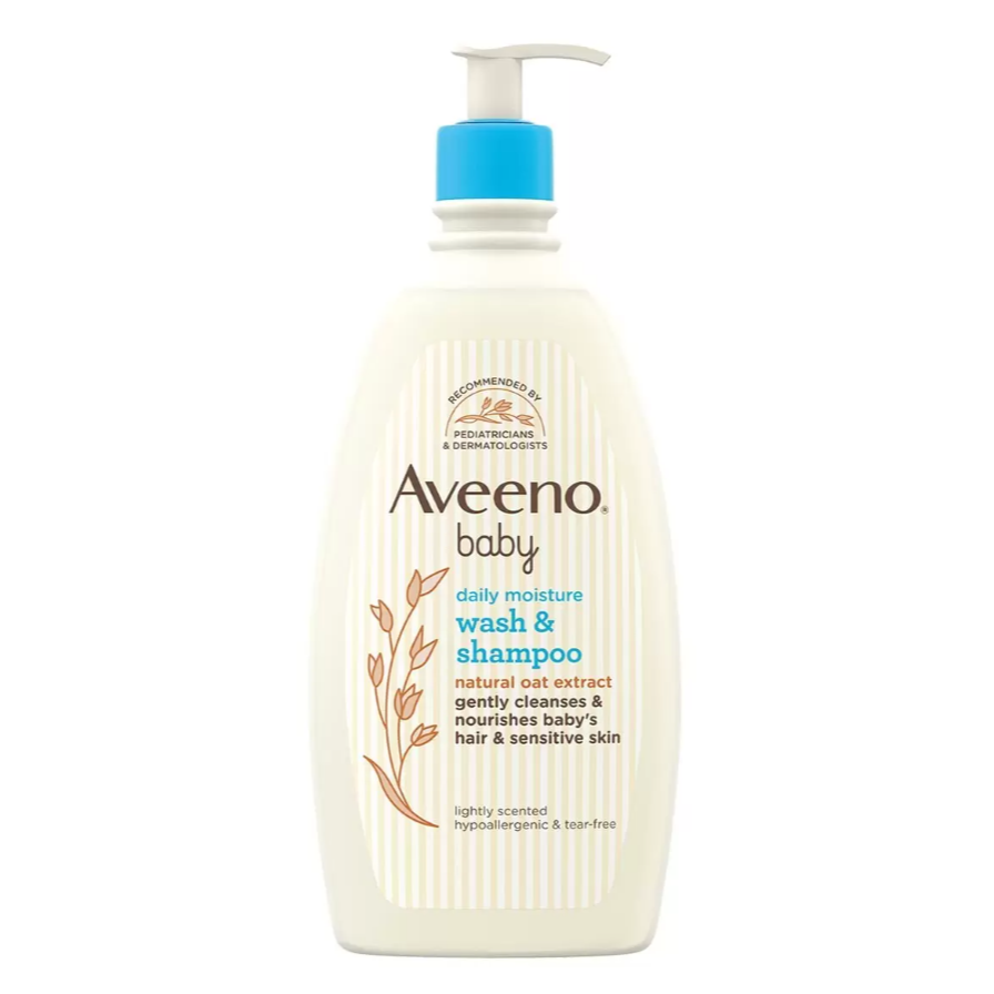 【好市多代購】艾惟諾 嬰兒燕麥洗髮沐浴露532毫升 X 2入-細節圖2