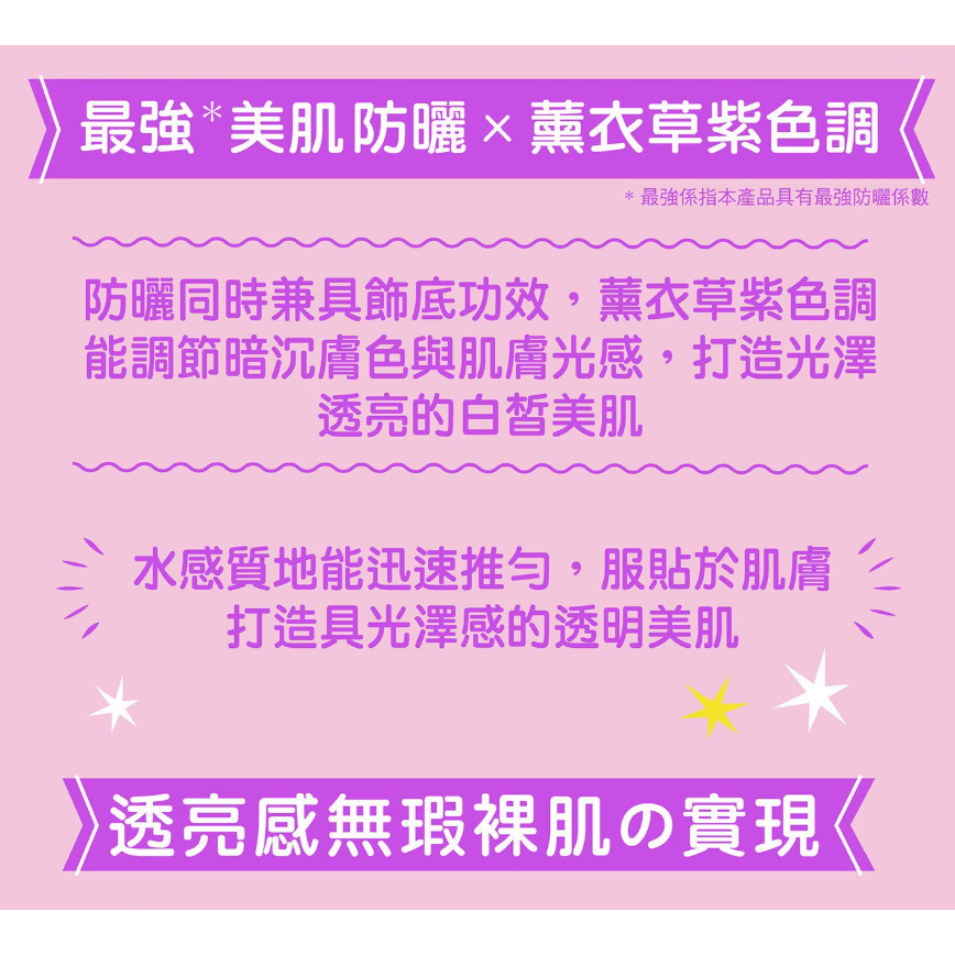 【好市多代購】曼秀雷敦 水潤肌柔光透亮飾底防曬凝露 SPF50+ PA++++ 80公克 X 2入-細節圖2