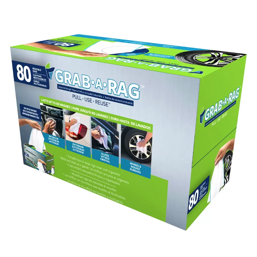 【好市多代購】GRAB-A-RAG 超細纖維拭布 每盒 80 抽-細節圖2
