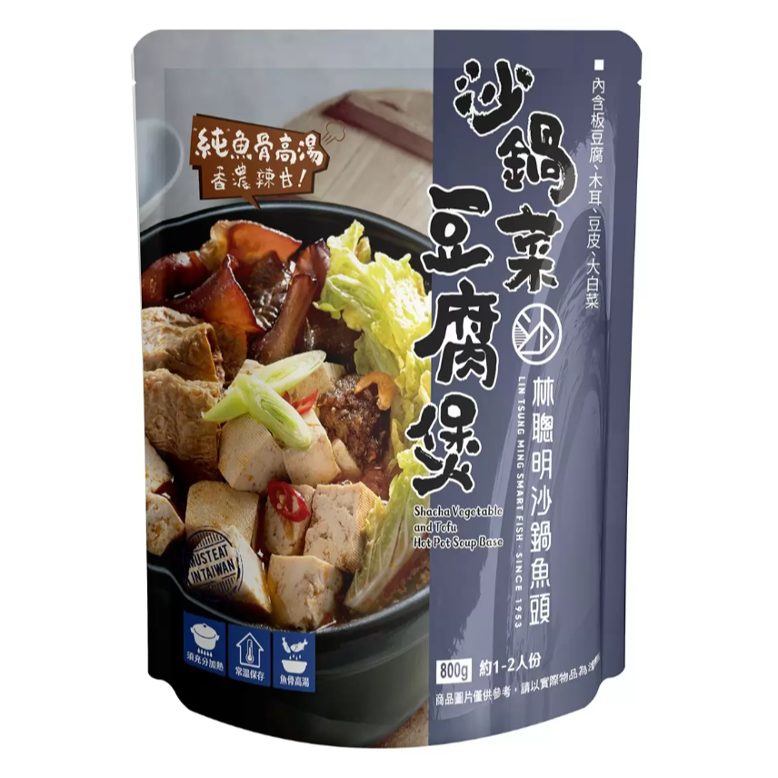 【好市多代購】林聰明 沙鍋菜豆腐煲 800公克 X 3入-細節圖2