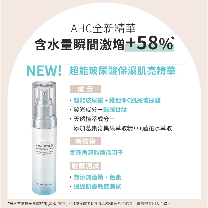 【好市多代購】AHC 超能玻尿酸保濕精華 30毫升 X 2入-細節圖4