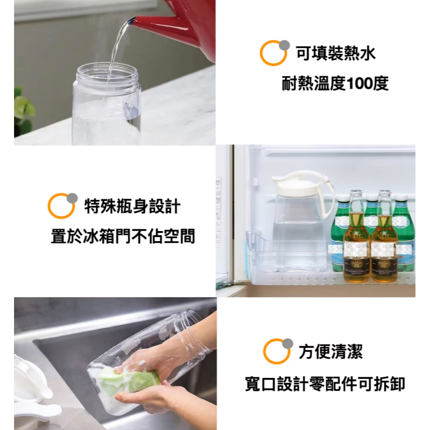 【好市多代購】Lustroware 冷水壺 2.2公升 X 2件組-細節圖3