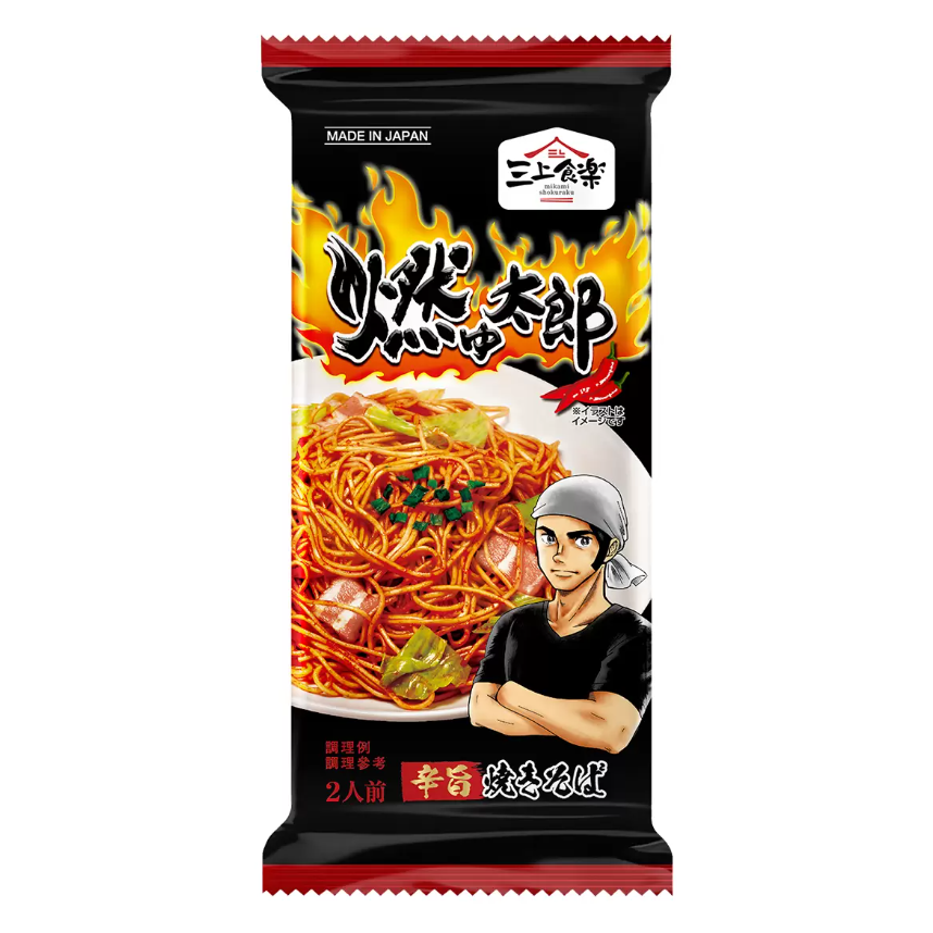 【好市多代購】三上食楽 燃太郎辣乾細麵 183公克 X 6包-細節圖2