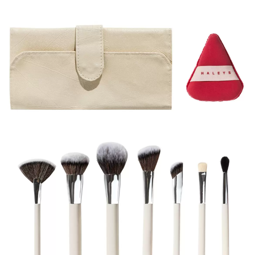 【好市多代購】HALEYS 彩妝刷具九件組-細節圖2