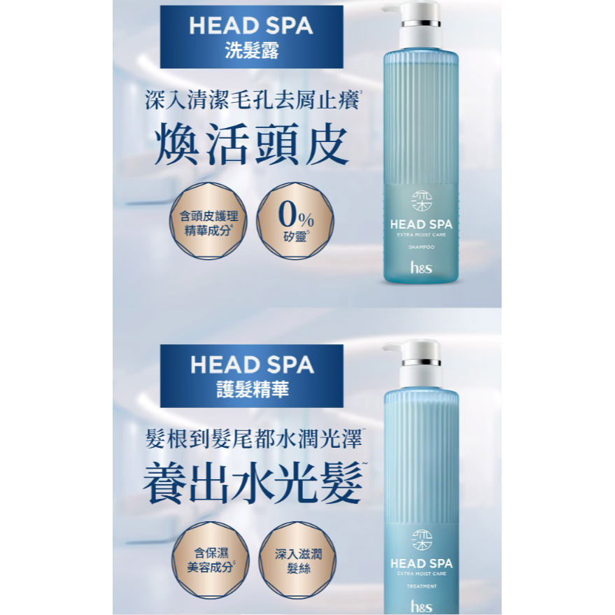【好市多代購】海倫仙度絲Head Spa深度體驗頭皮頭髮Spa洗護組 洗髮露 435公克X1入+護髮精華435公克X1-細節圖5