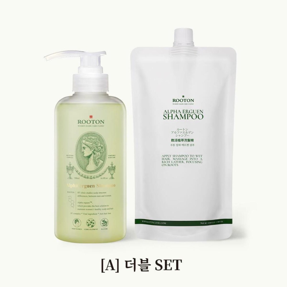 韓國🇰🇷 Rooton 甦活植萃洗髮精 套組-規格圖4