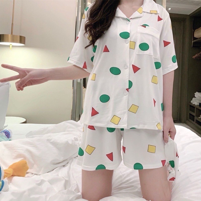 卡通兩件式短袖褲睡衣-細節圖8