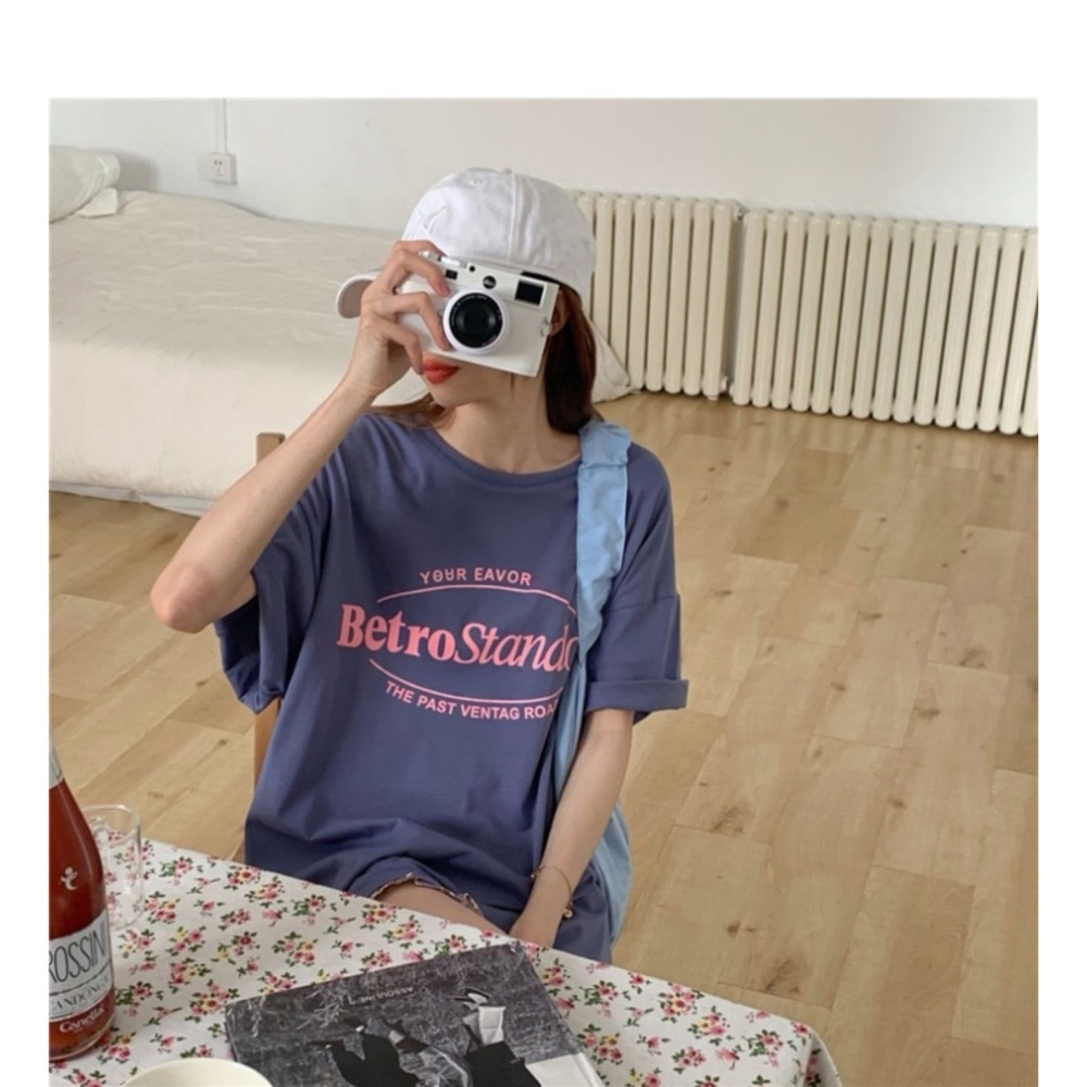 糖果紫寬鬆上衣-細節圖2