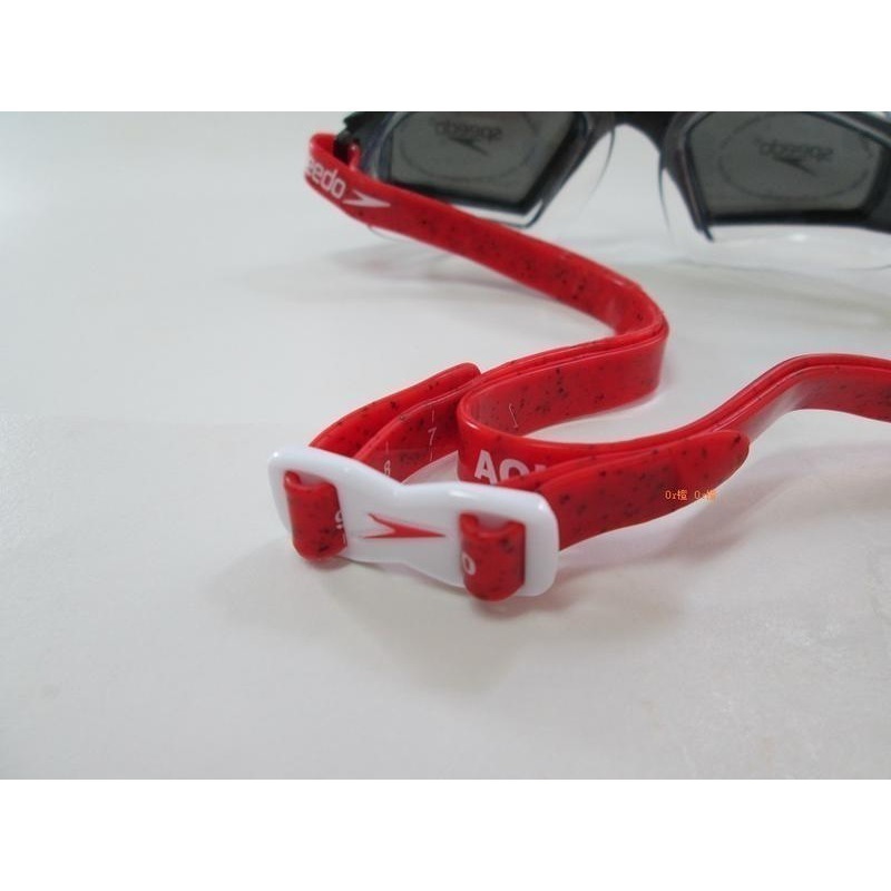 《G-mall》SPEEDO泳鏡/成人進階泳鏡 Aquapulse Max 鏡面 莓紫 熔岩紅 SD811767C730-細節圖3