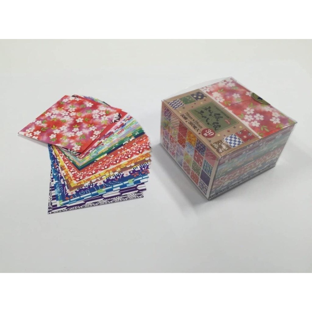 現貨★日本30柄和紙千代紙 360入 摺紙 日本紙 千代紙 摺紙遊戲 紙鶴 手染和紙 手工 日本代購-細節圖3