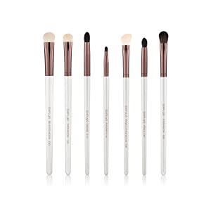 現貨★日本SIXPLUS 化妝刷具組 眼妝刷具7件套組 珍珠白 刷具 眼影 眼線 含化妝包 交換禮物-細節圖9