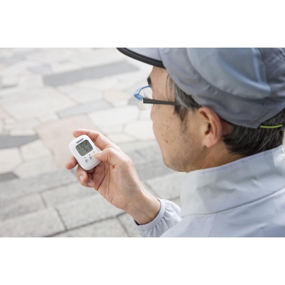 現貨★OMRON歐姆龍 計步器HJ-325 步行距離測量 運動 健身 電子計步器 計步 健走 日本代購-細節圖5