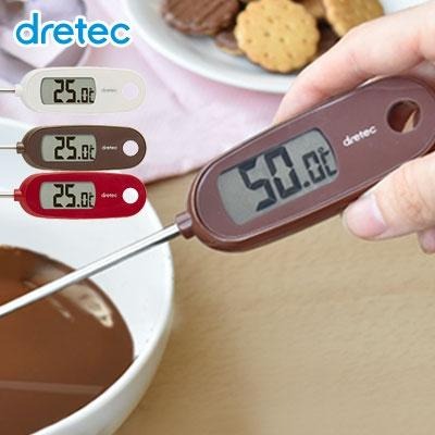 現貨★日本 Dretec O-274 食物溫度計 料理溫度計 測溫 溫度 料理 烘培 溫控 日本代購 白色-細節圖2