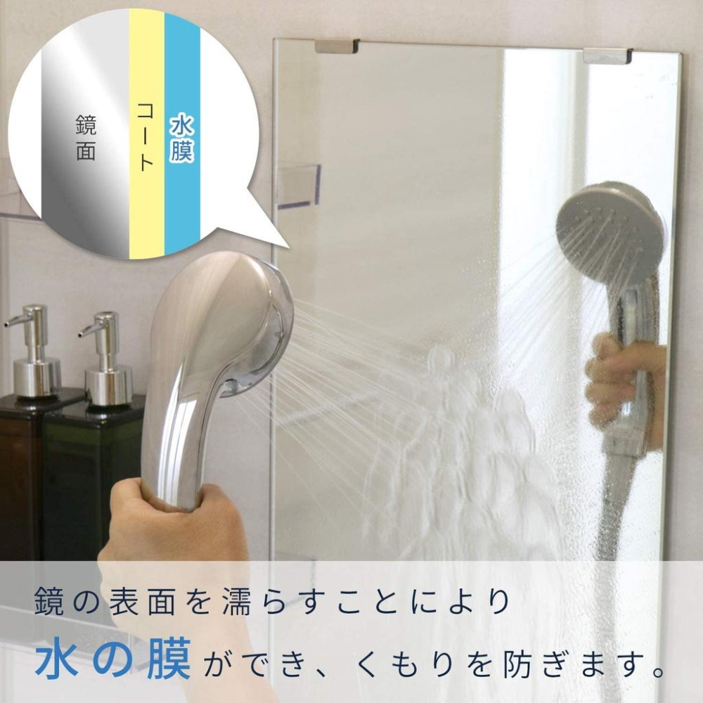 現貨★日本LEC 强落君 鏡面防霧 80ml 強力 防汙 清潔 浴室鏡面 除霧劑 防霧氣 日本代購-細節圖3