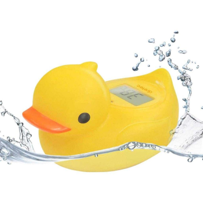現貨★日本 Dretec 電子水溫計 呱呱君 O-238NYE 水溫計 洗澡溫度計 鴨子水溫計