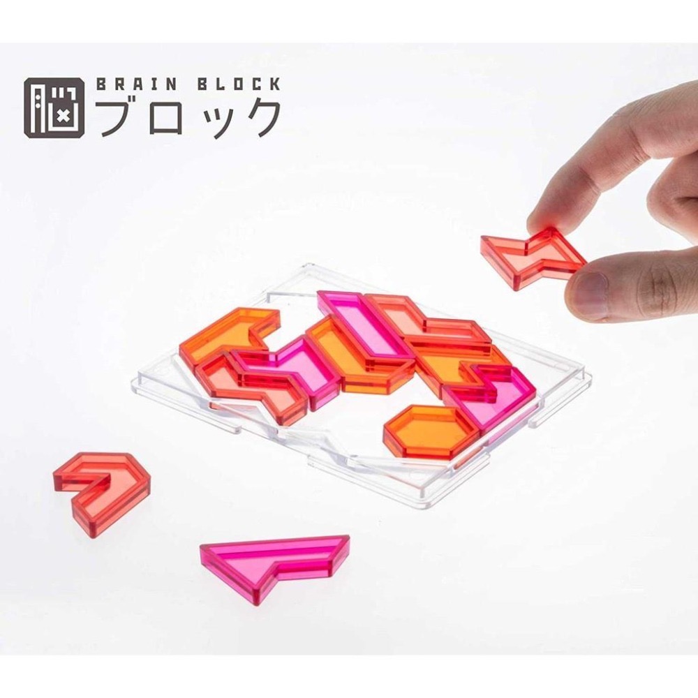 現貨★日本TENYO BRAIN BLOCK 益智拼圖 五種等級 兒童動腦 腦力 腦磚 七巧板-細節圖3