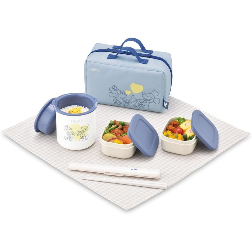 現貨+預購★日本THERMOS 膳魔師 DBQ-256 新款 米奇米妮 米菲兔 便當盒 悶燒罐 餐盒 保溫-細節圖5