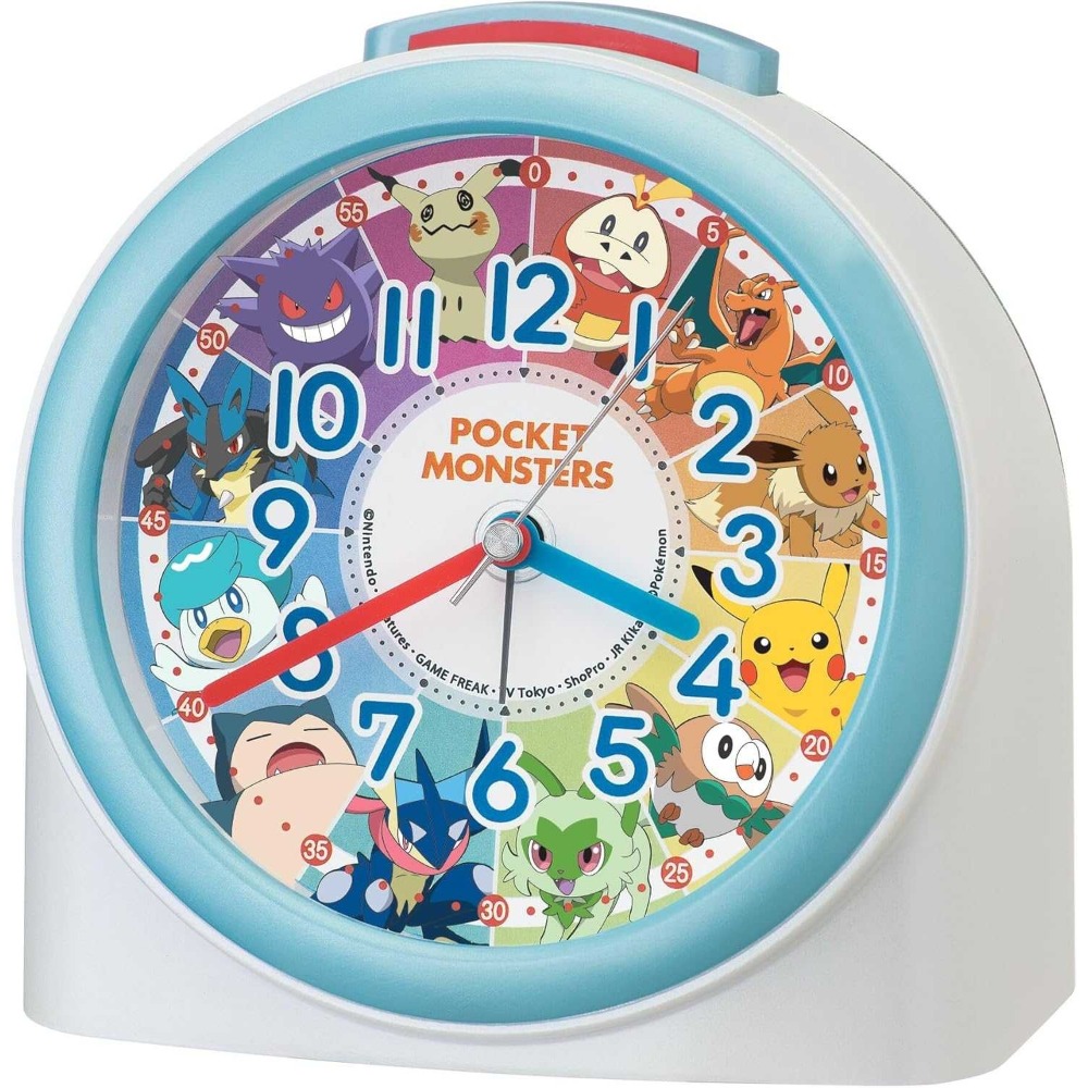 現貨★日本精工 SEIKO寶可夢 CQ426W CQ167C 鬧鐘 角落生物 Pokémon 日本鬧鐘 開學 寶可夢鬧鐘-規格圖8