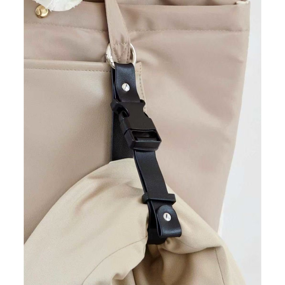 現貨★日本3coins 萬用扣環 背包配件 外套掛勾 掛圍巾 長度可調整 推車 媽媽包 掛勾-細節圖6