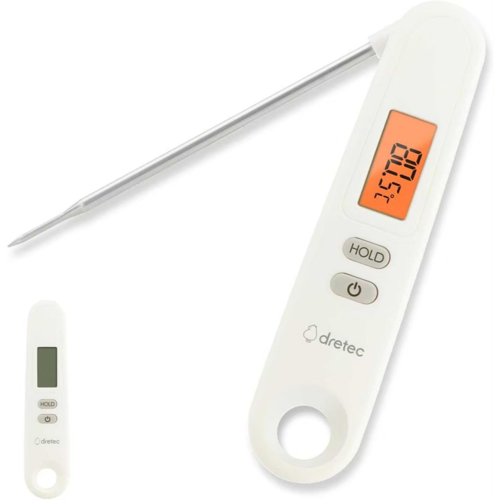 現貨★日本Dretec 食物溫度計 料理溫度計 可折疊 測溫 溫度 料理 烘培 烹飪 炸物-細節圖8