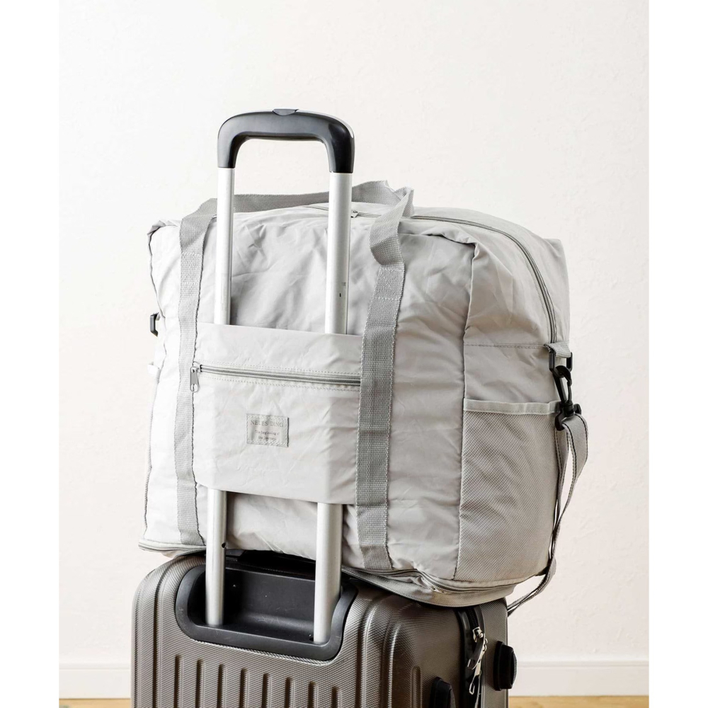 現貨★日本3coins 3WAY旅行袋 出國 行李袋 日本熱銷 旅行袋 隨身折疊包 手提行李袋-細節圖3